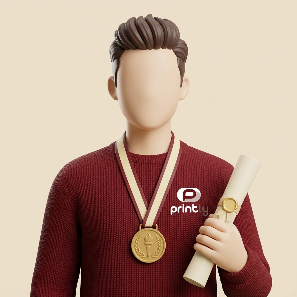 Diplômé avec médaille Printly